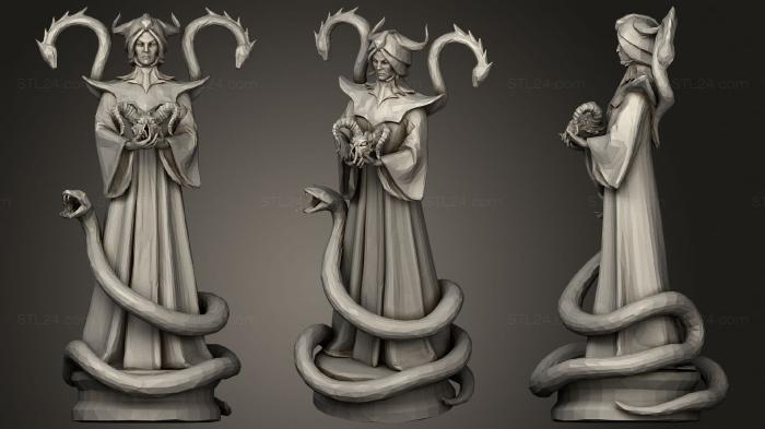 Figurines heroes, monsters and demons (Vaermina, STKM_3753) 3D models for cnc
